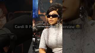 Cardi B Farts During Interview