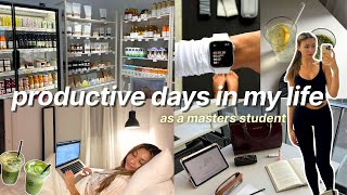 Productive Days In My Life Studying, Healthy Habits & Romanticizing Routine