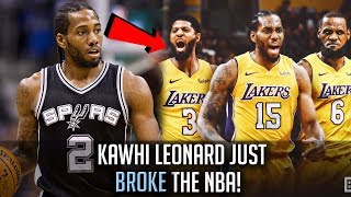 Kawhi Leonard To Join LeBron James! - How Kawhi Leonard SHOOK The NBA! Kawhi Leonard To Join LeBron James! - How Kawhi Leonard SHOOK The NBA!