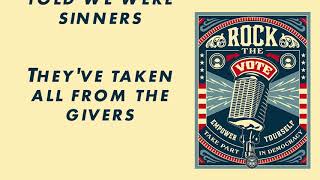 Sold Down The River - Rock The Vote (Lyric Video)