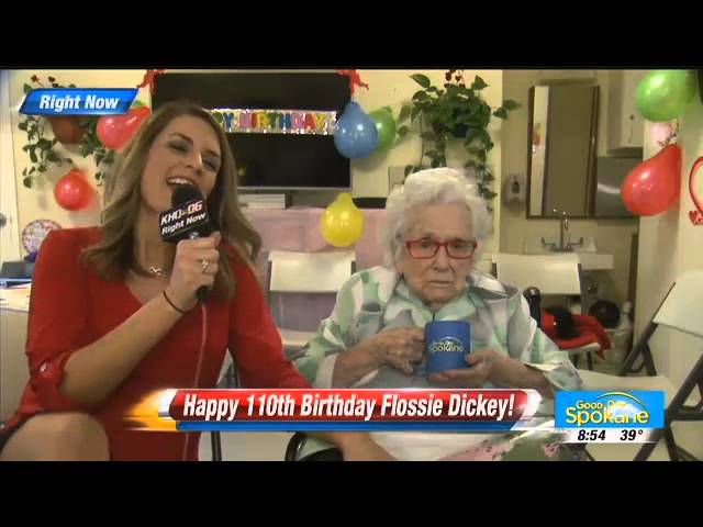 110 Year Old Woman Is Not That Excited To Be On TV - Video