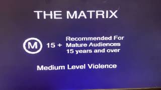 Opening To The Matrix 1999 Vhs
