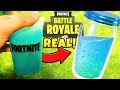 TASTING FORTNITE SLURP JUICE IN REAL LIFE?! Fortnite E3 Booth