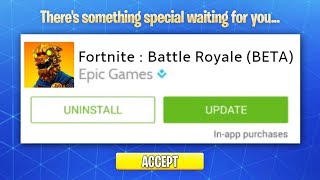 FORTNITE ANDROID (BETA) S-A LANSAT PE MAGAZIN PLAY!! (OFICIAL)