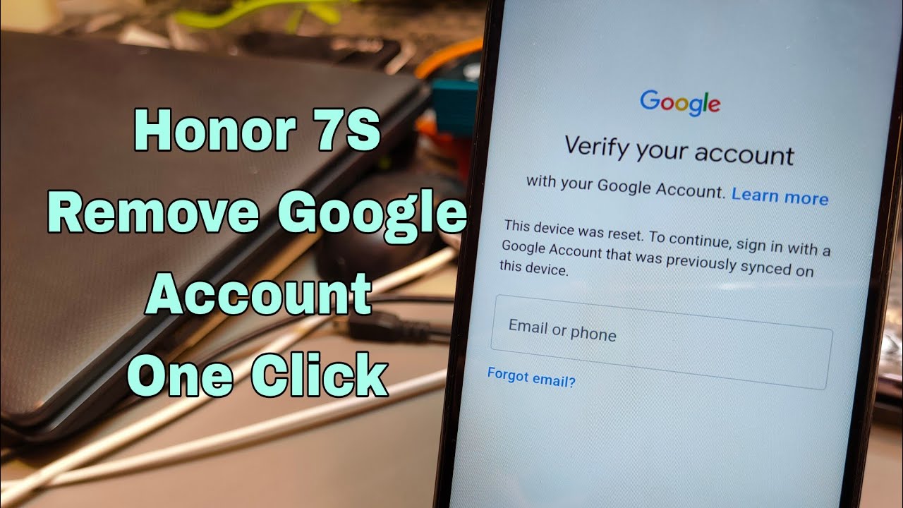 Honor 7s Remove Google Account, Bypass FRP. One Click. Honor 7s Remove Google Account, Bypass FRP. One Click.