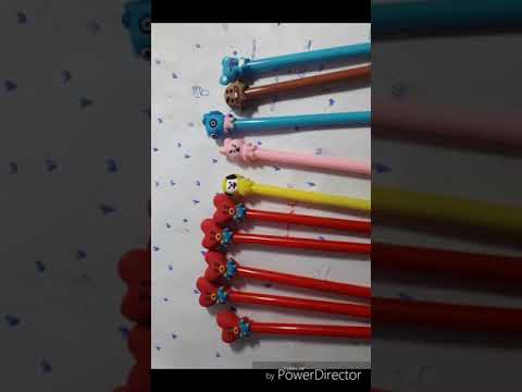 UNGBOXING BÚT BT21 SIÊU CUTE | (Nhà xem đá banh)