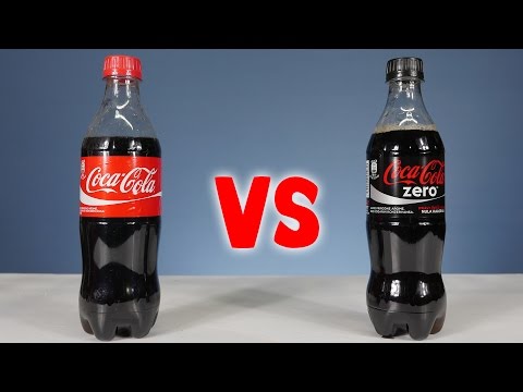Experiment: Coca Cola vs Coca Cola Zero