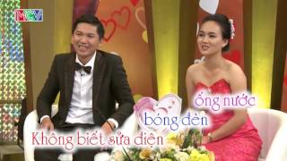 Chọc giận vợ, chồng bị phạt "treo giò" - Hoàng Huấn và Quỳnh Nhu | Vợ Chồng Son | tập 98 | 150621