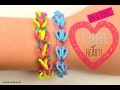 How to Make a Rainbow Loom Circle of Hearts (on a Hook)