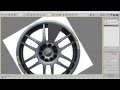 3Ds Max: A method for modeling a car wheel