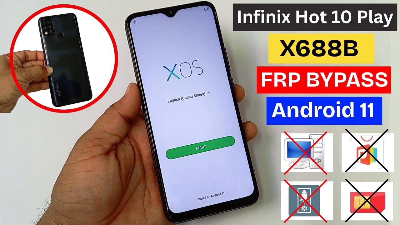 Infinix Hot 10 Play X688B FRP Bypass Android 11 | No App Infinix Hot 10 Play X688B FRP Bypass Android 11 | No App