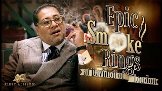 Play this video Epic Smoke Rings with Davidoff Of London  Kirby Allison