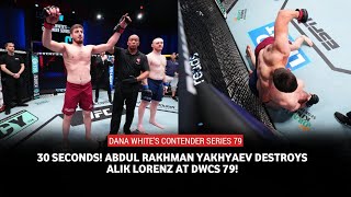 Dwcs 79 Results Abdul Rakhman Yakhyaev Wins In 30 Seconds