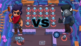 Crow vs Shelly robo match (brawlstar)