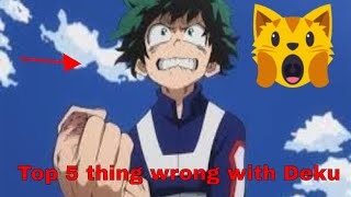 Top 5 things wrong with Izuku midorya