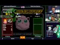 S@X - Epsilon (Peach) Vs. Aglet (Jigglypuff) SSBM Losers Quarters - Melee
