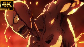 Saitama Vs Subterraneans 4K - One Punch Man Episode 1