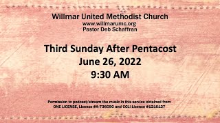 Willmar UMC Sunday Worship 6 26 22 Large 540p