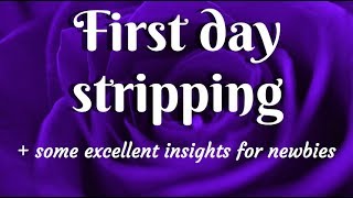 First day as a stripper
