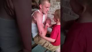 Armpit Vs Real Farts, Son Wins