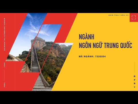 Ngành Ngôn ngữ Trung Quốc | Đại học Công nghiệp Hà Nội 2021
