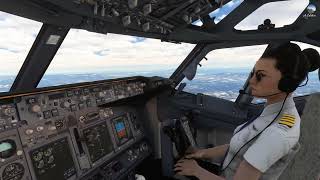 Pmdg 737 Ağrı Ahmed-I Hani Havalimanına Karlı Havada İniş