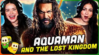 Aquaman And The Lost Kingdom Movie Reaction Jason Momoa Patrick Wilson Yahya Abdul-Mateen Ii