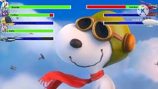 The Peanuts Movie 2015 Final Battle Style With Healthbars Edited By Gabrield2002