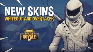 NEW Whiteout and Overtaker Skins!! - Fortnite Battle Royale Gameplay - Ninja