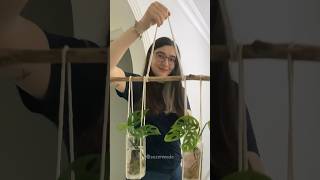 Askılı Duvar Vazosu Yaptım Sağlam Ve Dekoratif Saksı Askılığı Yapımı