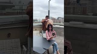 Guy Gets Caught Trying To Prank Girl With Plastic Bag On Her Head