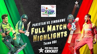 Full Highlights | Pakistan vs Zimbabwe | 3rd ODI 2020