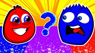 Красный И Синий: Волшебное Обучение Цветам С Оп И Боб В Развивающих Мультиках Для Детей!