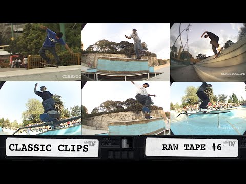 Raw Skateboarding Mini DV Tape #6 Classic Clips Mexico Enrique Lorenzo