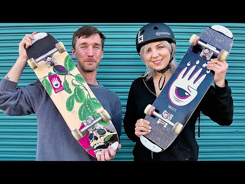 CHLOE LEARNS HOW TO FREESTYLE SKATEBOARD!