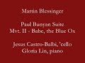 Martin Blessinger - Paul Bunyan Suite, Mvt. II - Babe, the Blue Ox