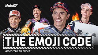 Three Emojis To Guess The American Celebrity! 🇺🇸🤔 | #Motogp