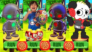 Tag With Ryan - Green Robo Ryan Vs Red Robo Ryan Vs Combo Panda - All Characters Unlocked All Skins