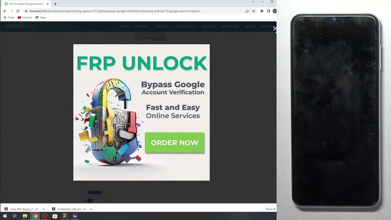 Bypass Google Verification SAMSUNG Galaxy A13 – Unlock Bypass Google Verification SAMSUNG Galaxy A13 – Unlock