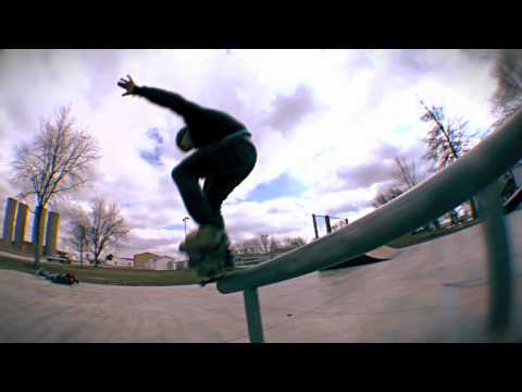 Logan Miller Backside Crooks A Big Rail At Fowler Skatepark Filmed By Ryley