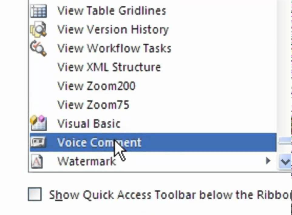 Sound Recorder Object in MS Word 2007 (Win XP only) YouTube