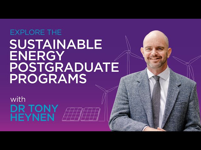 Watch Post-graduate Sustainable Energy Programs on YouTube.