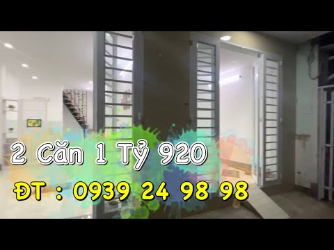 Nhà Bán Cần Thơ | Bán 1 cặp Nhà Lầu Mini Quận Ninh Kiều TP Cần Thơ Giá Bán 1 Tỷ 920