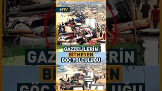 İşgal Altındaki Gazzeyi Terk Etmek Zorunda Kalan Filistinliler Göç Etmeye Başladı