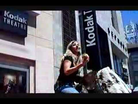 HOT CARLS JR. CHICK ON BULL-- uneverdie.com