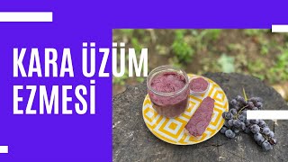 Kara Üzüm Posasından Üzüm Ezmesi Yapımı - Üzüm Peltesi