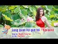 Làng quan họ quê tôi - Karaoke beat chuẩn - Song ca Nam Nữ