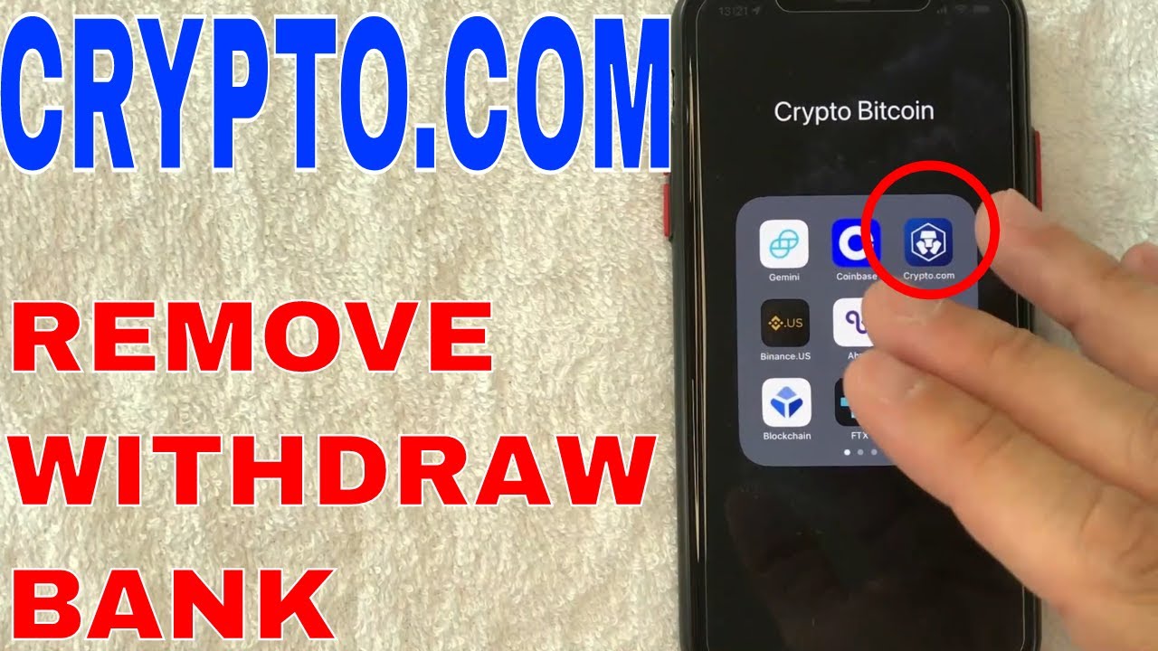 How To Remove Withdraw Bank From Crypto.com Account How To Remove Withdraw Bank From Crypto.com Account