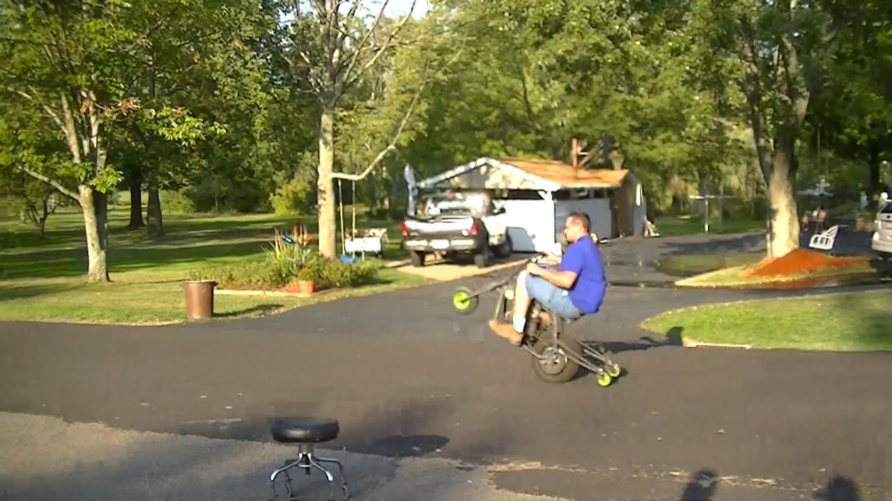 Custom Mini Bike Wheelie YouTube