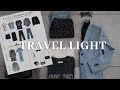 Avoid overpacking with this simple method! | Minimalist travel capsule
